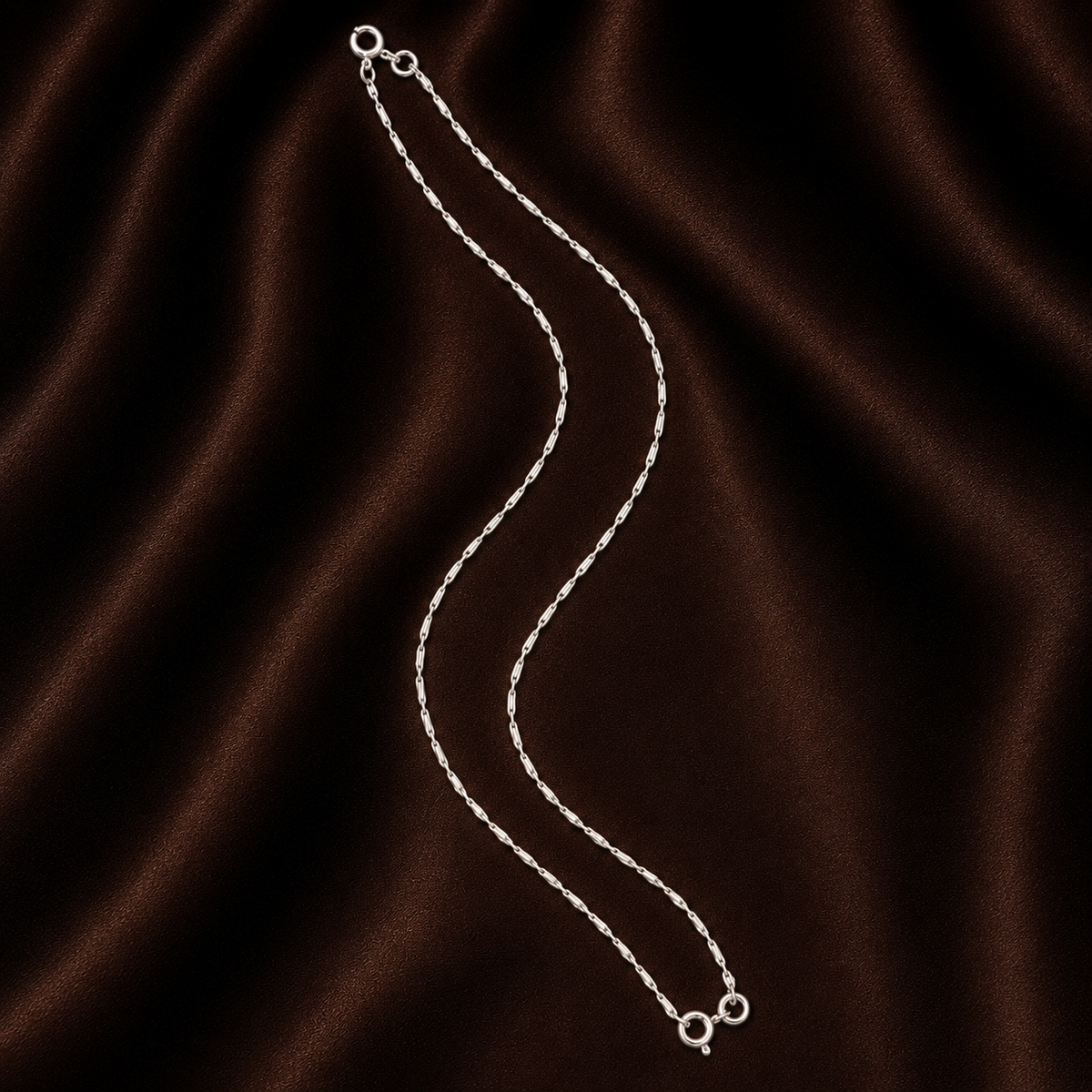 Silver anklet100