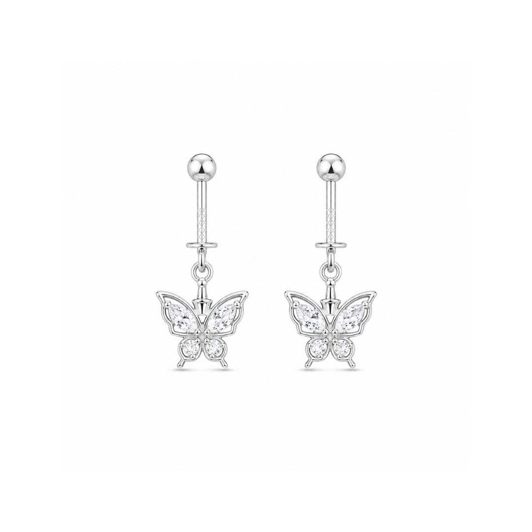 Flutter Grace Sterling Silver Butterfly Bugadi