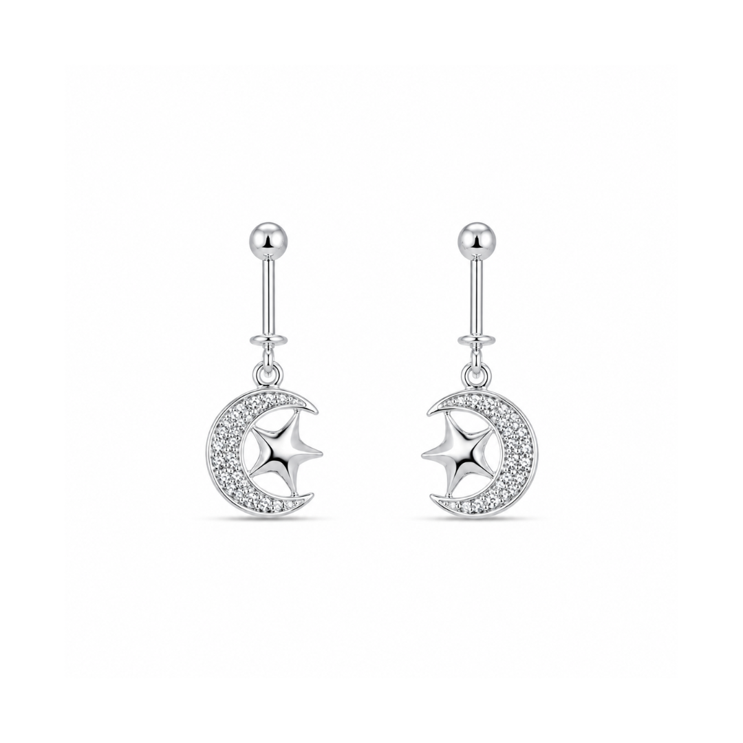 Moonlight Spark Sterling Silver Bugadi