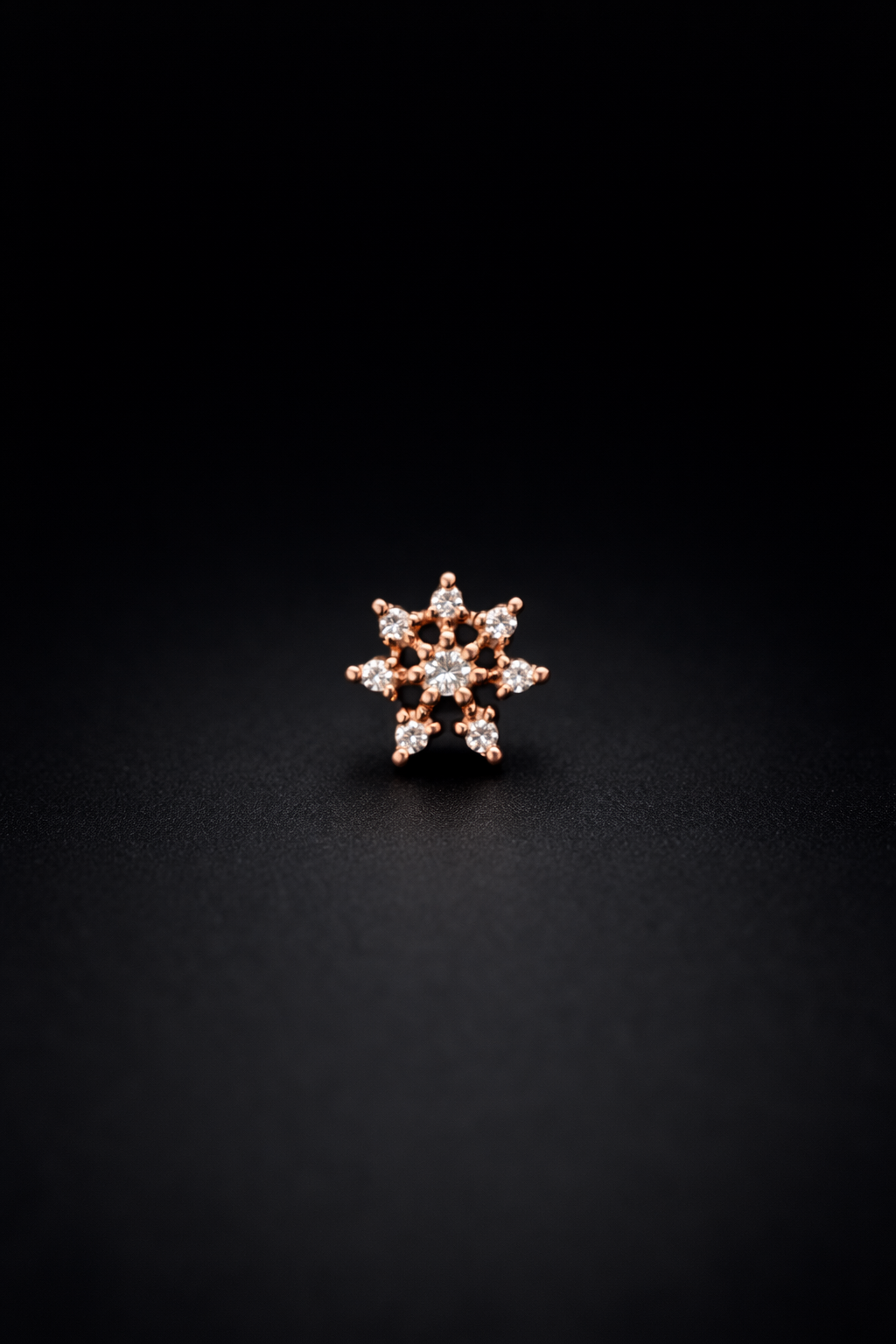 Celestial Spark Silver Nosepin