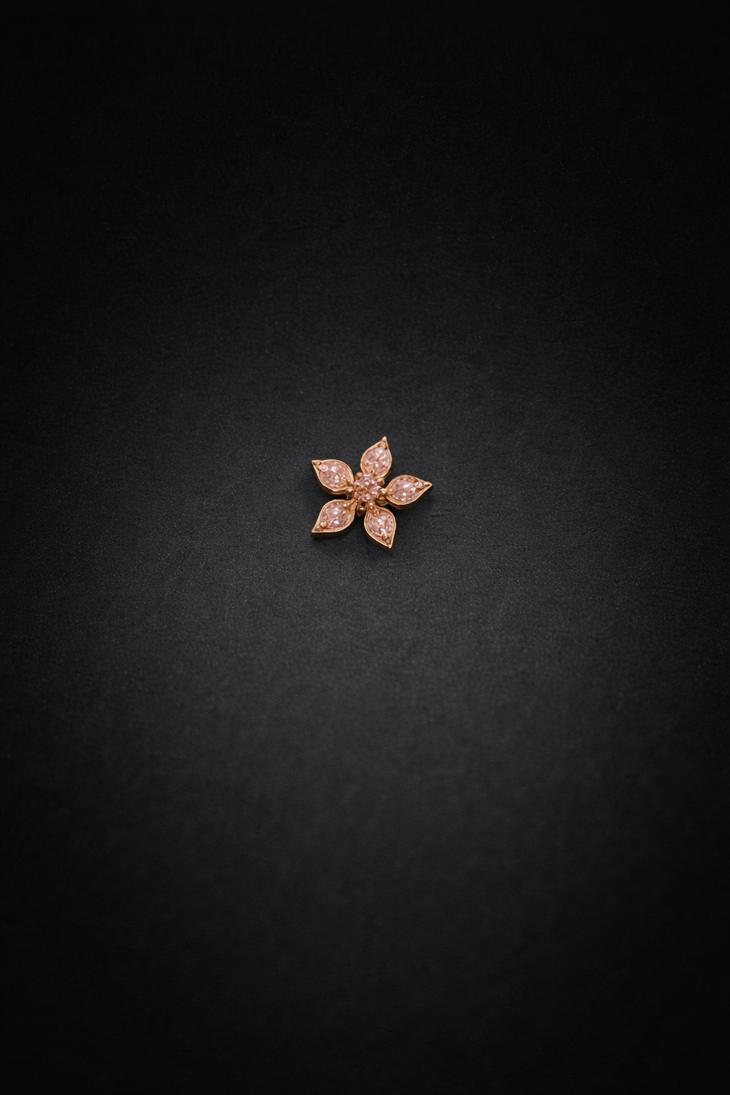 Aurora Petal Silver Nosepin