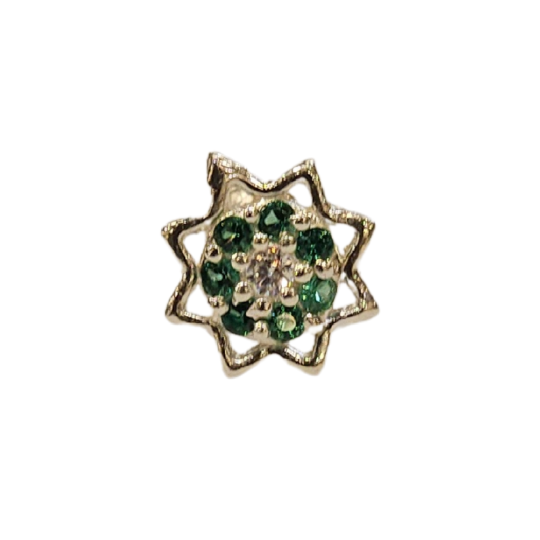 Designer Silver Nosepin – Crafted for the Modern Woman