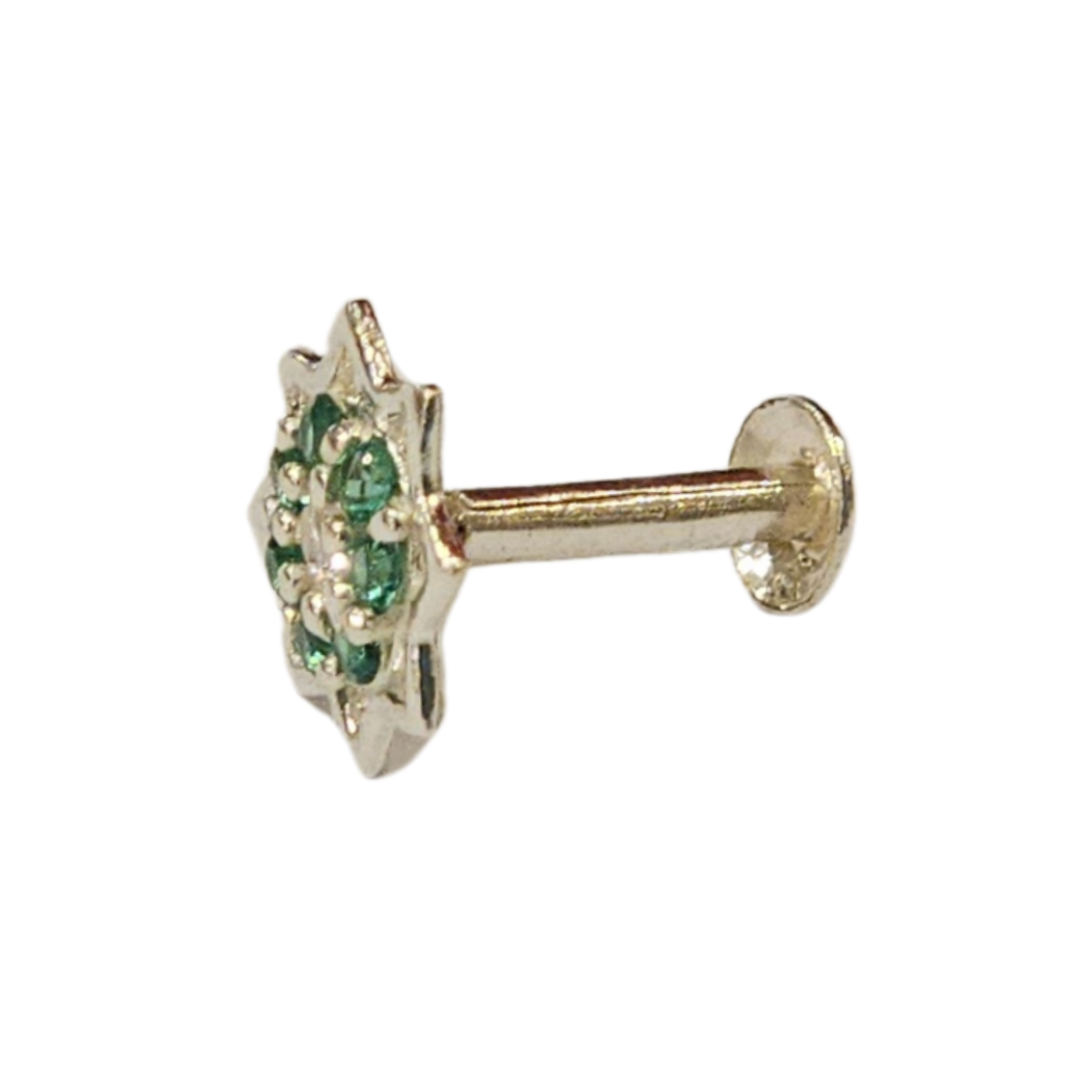 Designer Silver Nosepin – Crafted for the Modern Woman