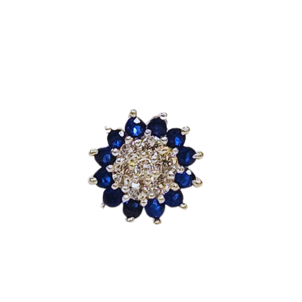 Blossom Beauty Silver Flower Nosepin