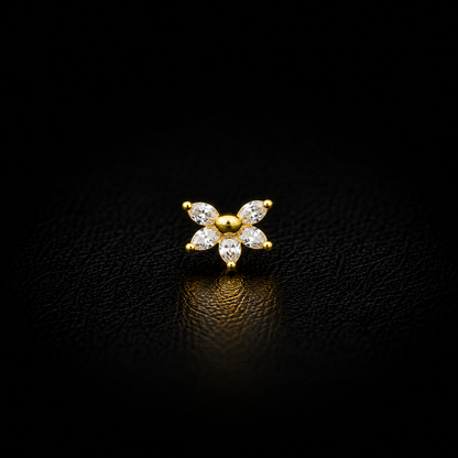 Petal bloom golden nosepin