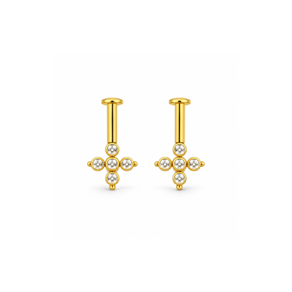 Golden Crystal Cross Bugadi