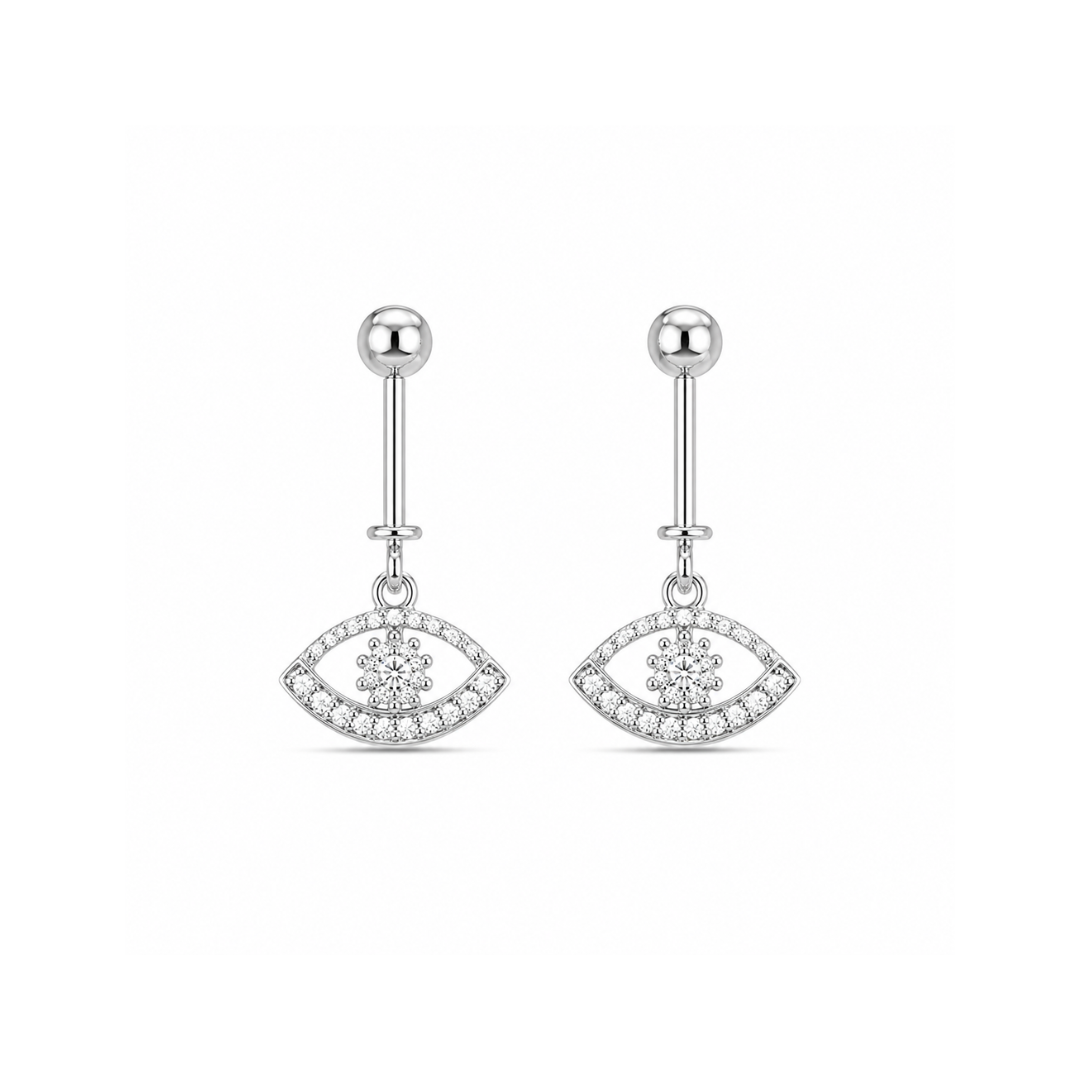 Evil Eye Spark Sterling Silver Bugadi