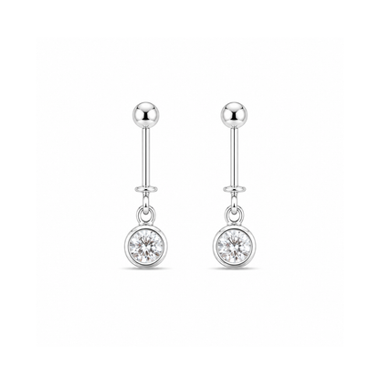 Classic Solitaire Sterling Silver Bugadi