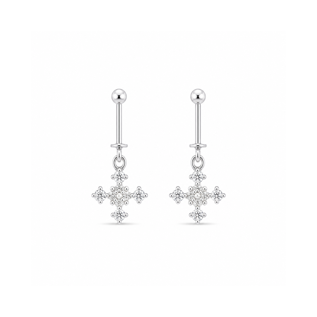 Floral Spark Sterling Silver Bugadi
