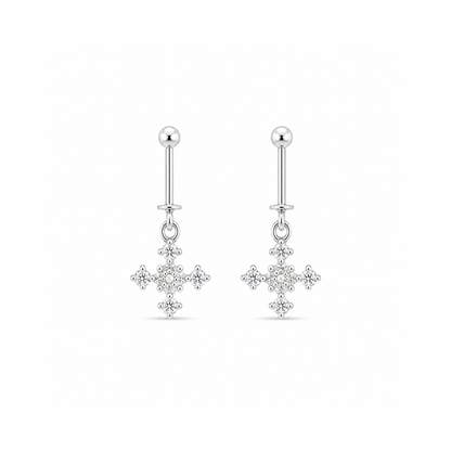 Floral Spark Sterling Silver Bugadi