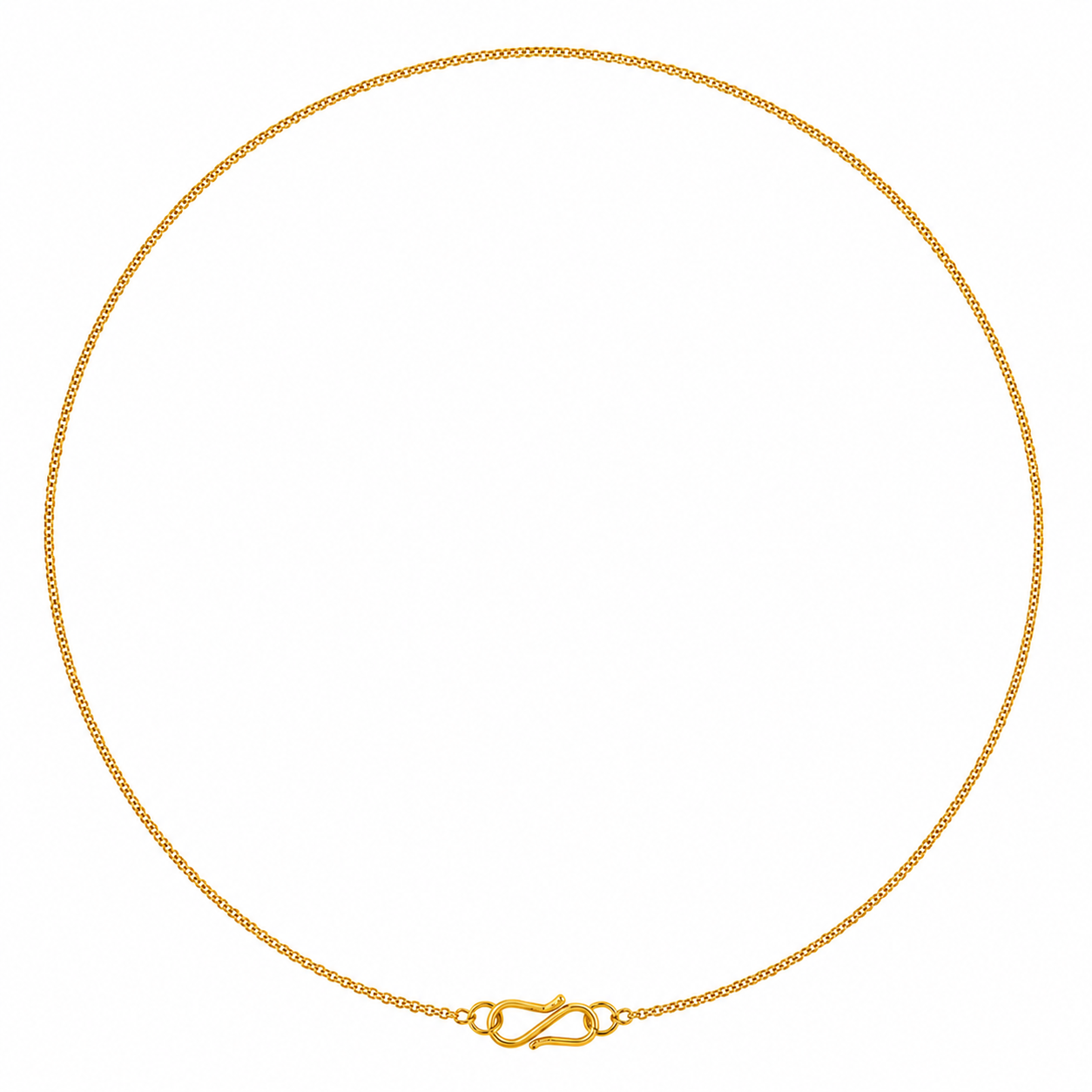 9K Gold Minnal Kanni Chain 0.860 Gram