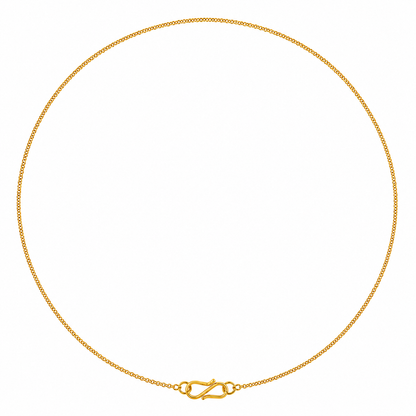 9K Gold Minnal Kanni Chain 0.860 Gram