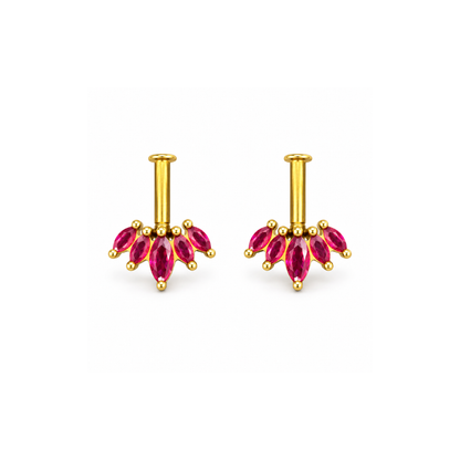 Ruby Petal Golden Bugadi