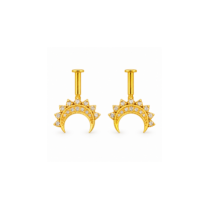 Crystal Crescent Golden Bugadi