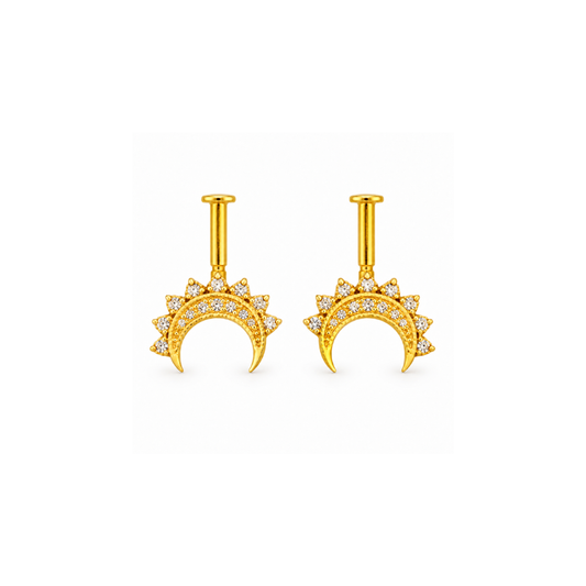 Crystal Crescent Golden Bugadi