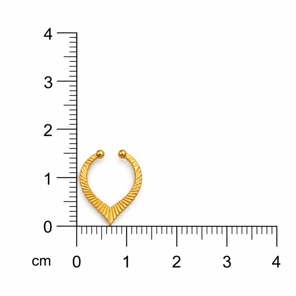 Radiant V-Cut Golden Septum