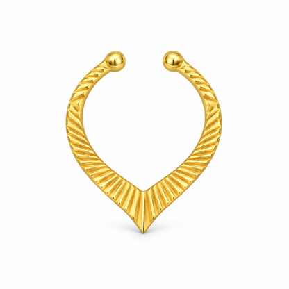 Radiant V-Cut Golden Septum