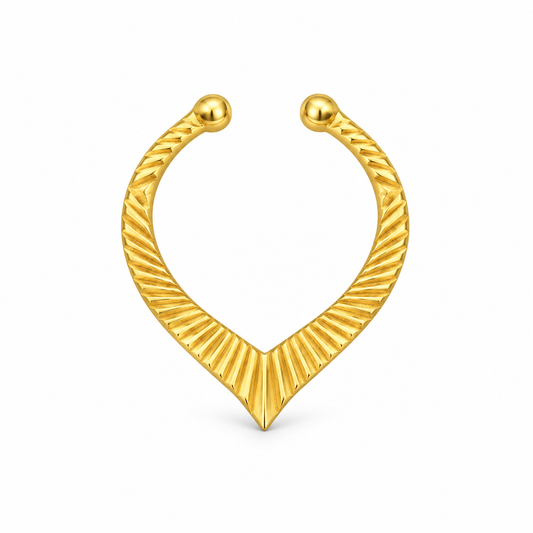 Radiant V-Cut Golden Septum