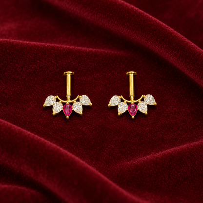 Ruby Blossom Golden Bugadi