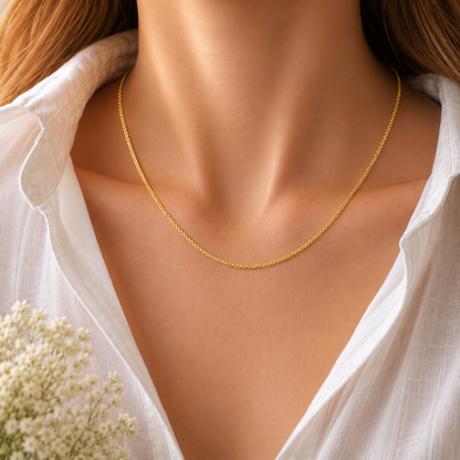 9K Gold Finger Chain 2.600 Gram