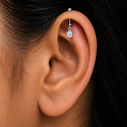 Classic Solitaire Sterling Silver Bugadi