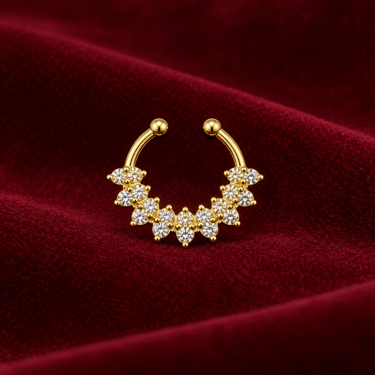 Crystal Blossom Golden Septum