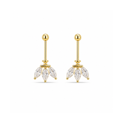 Golden Petal Sterling Silver Bugadi