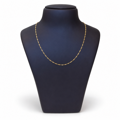 9K Gold Disco Chain 2.380 Gram