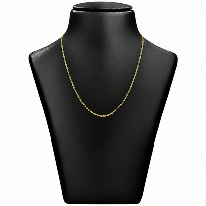 18K Gold Oval Link Chain