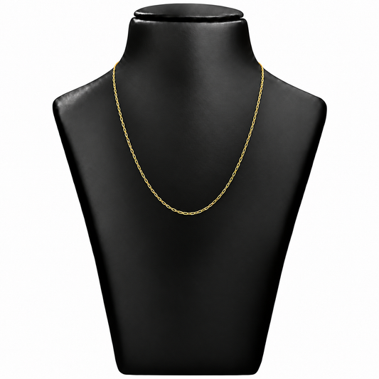 18K Gold Oval Link Chain