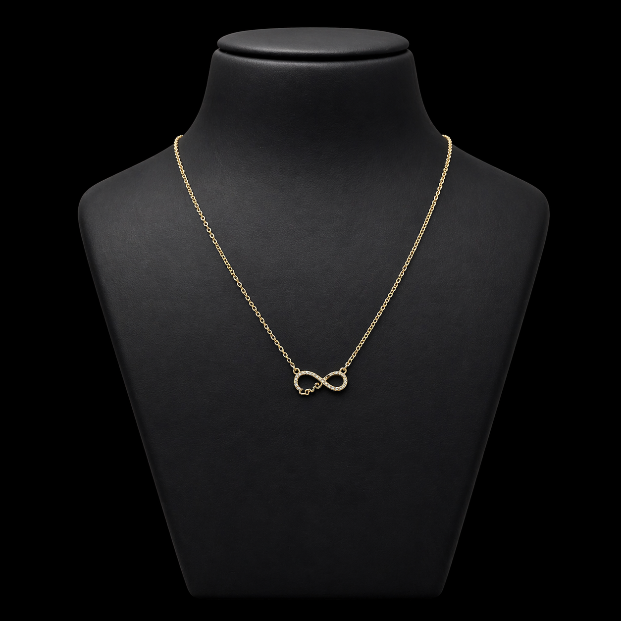 Infinity Heart Silver Necklace