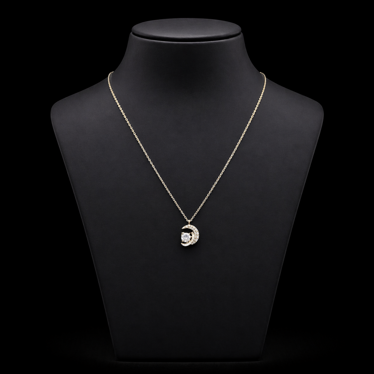 Luna Embrace Silver Necklace