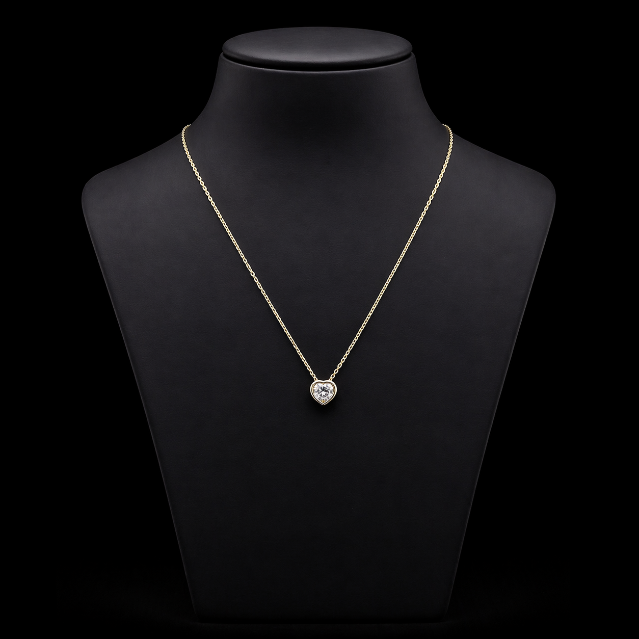 Starlace Heart Silver Necklace