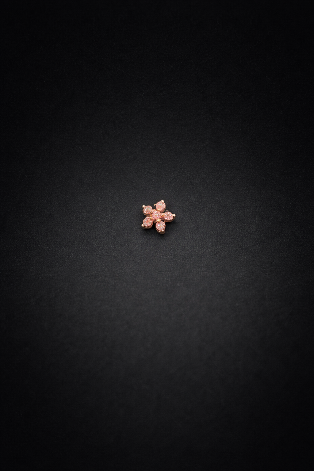 Blush Bloom Silver Nosepin