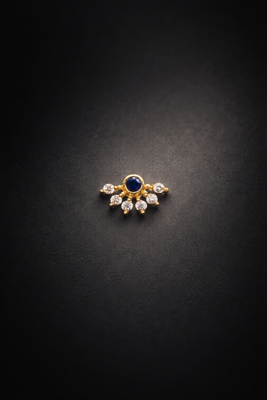 Classic Small Silver Nose Pin