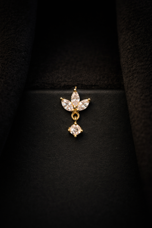 Minimal Silver Nose Stud