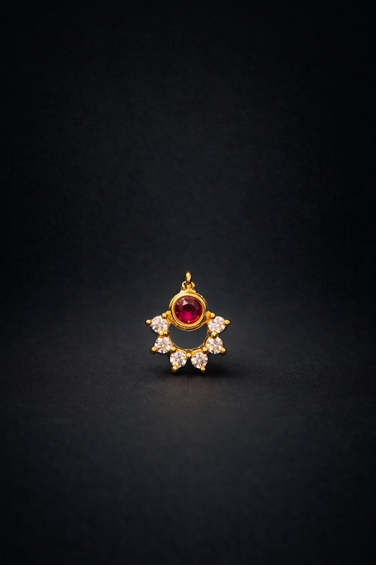 Handcrafted Big Silver Nose Ring