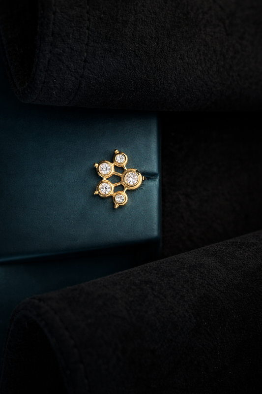 Simple Silver Nose Pin