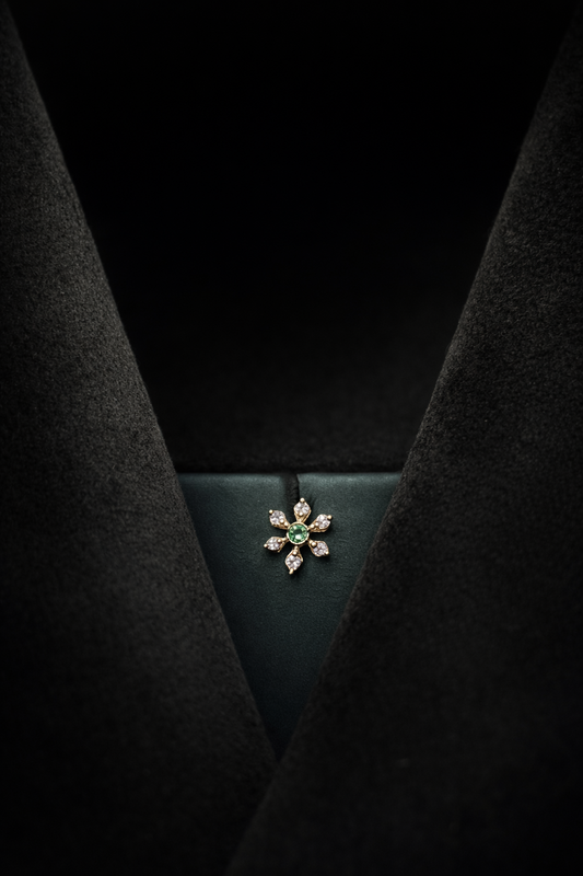 Delicate Small Silver Nose Stud