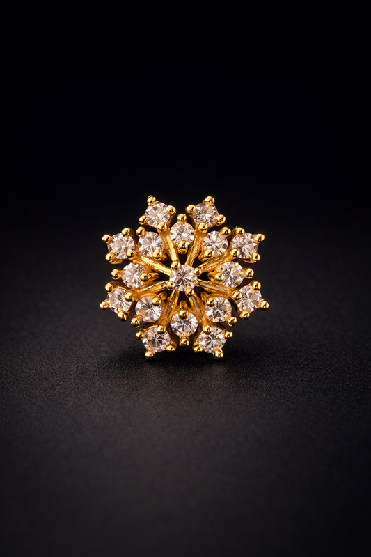 Classic Indian Silver Nose Pin