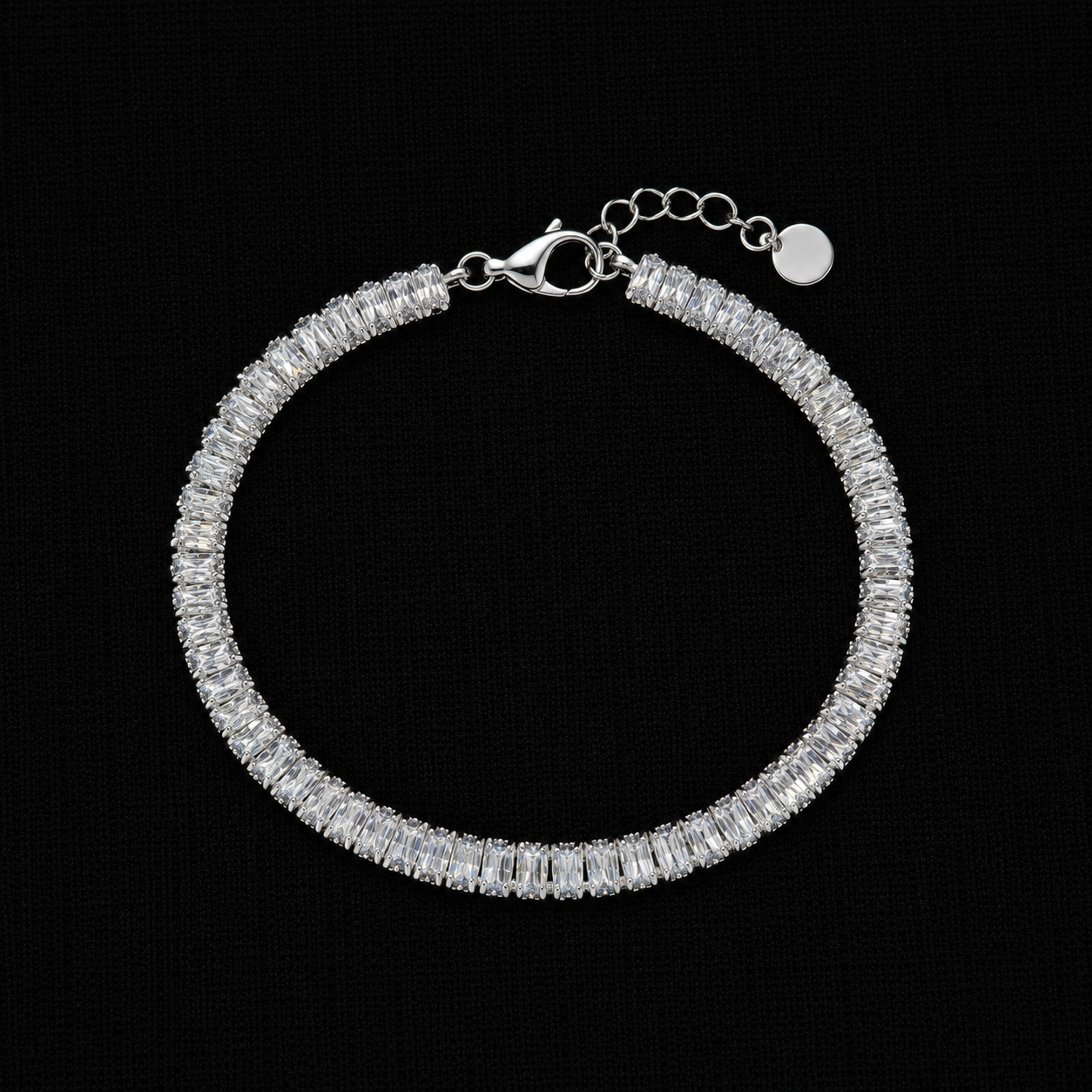 Celestial Spark 92.5 Sterling Silver Tennis Bracelet