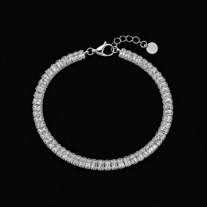 Celestial Spark 92.5 Sterling Silver Tennis Bracelet