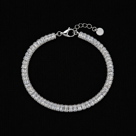 Celestial Spark 92.5 Sterling Silver Tennis Bracelet