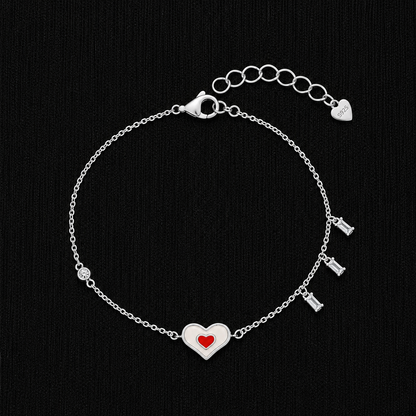 Sweetheart Glow 92.5 Sterling Silver Bracelet