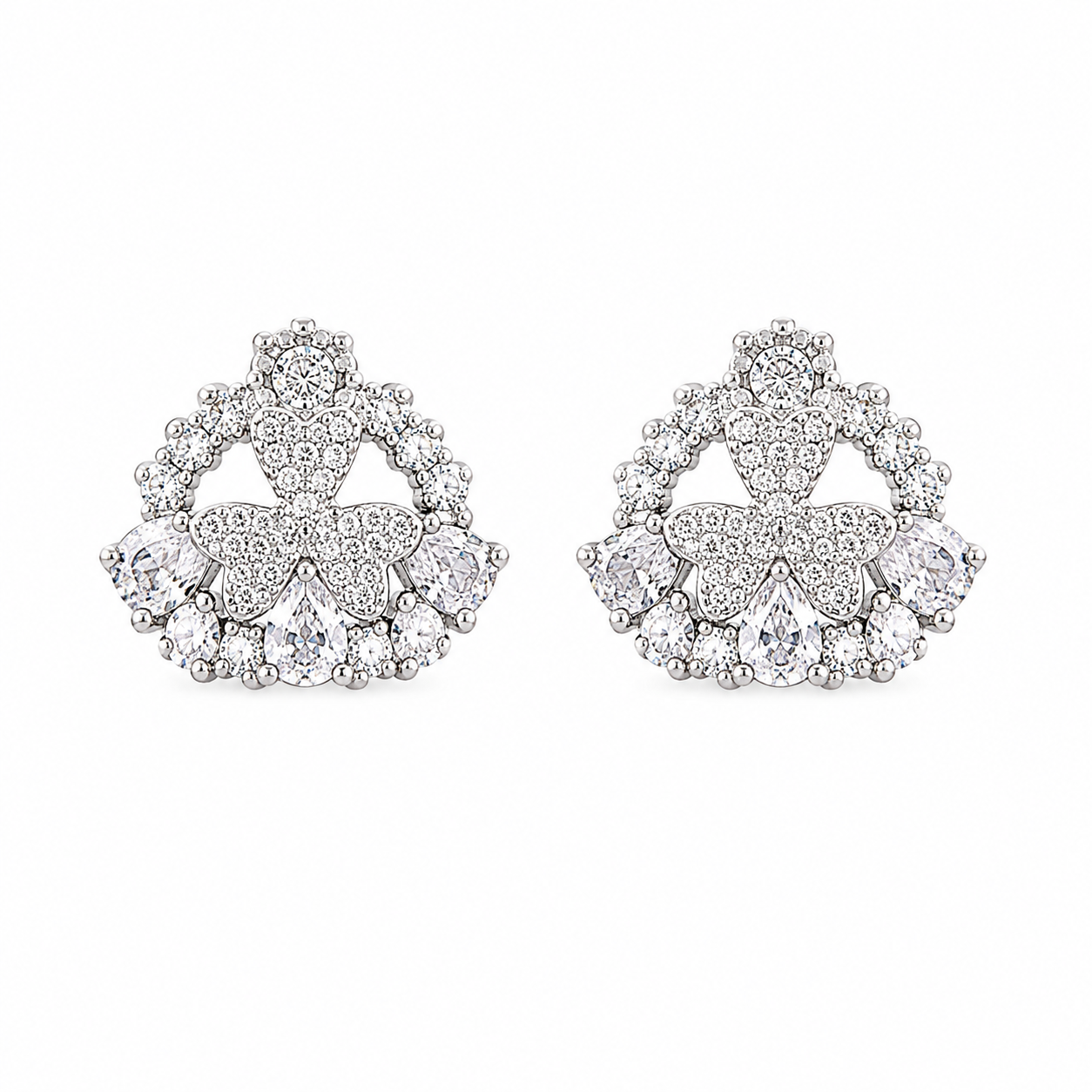 Butterfly Grace Silver Earrings