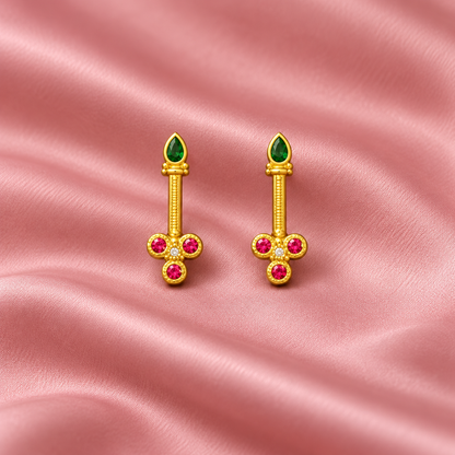 Emerald Ruby Trinity Golden Bugadi