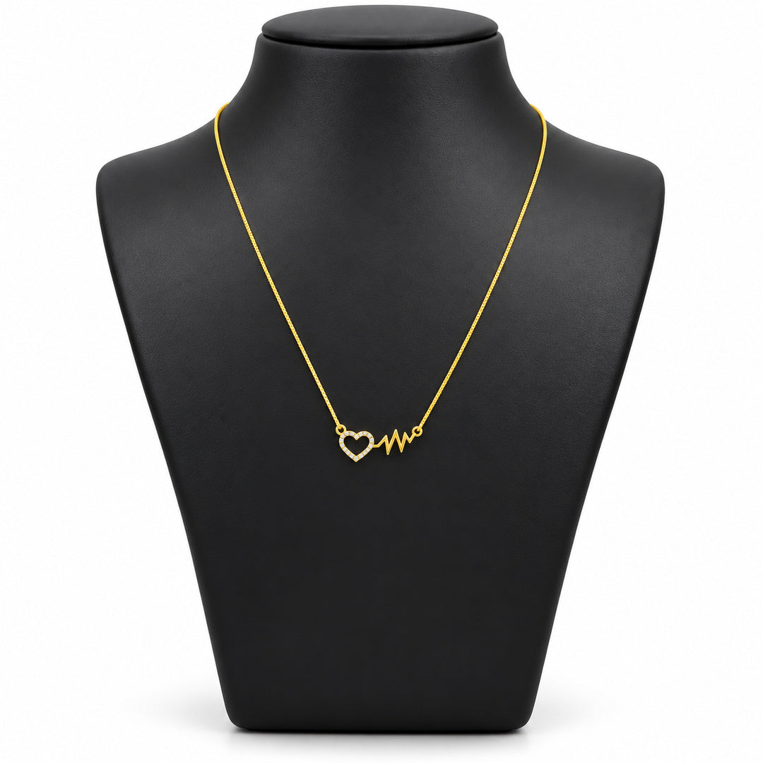 Diamond Heartbeat Necklace