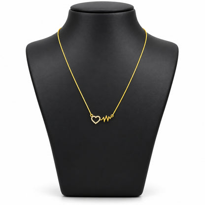 Diamond Heartbeat Necklace