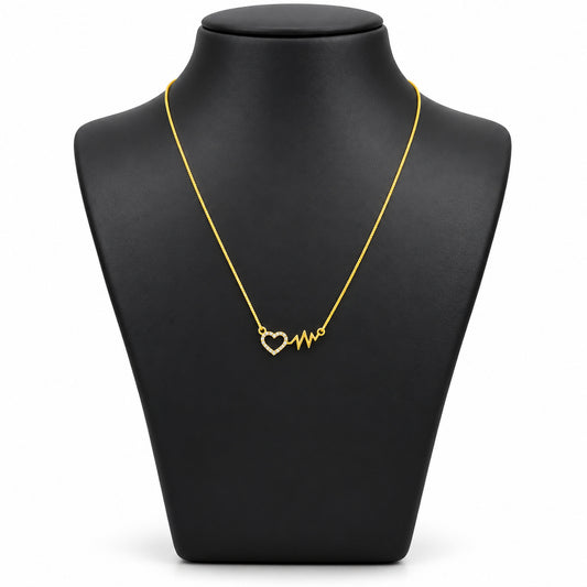 Diamond Heartbeat Necklace