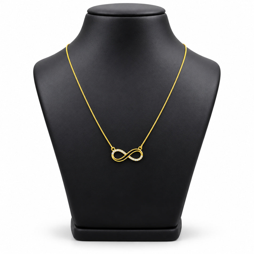 Infinity Diamond Pendant Necklace